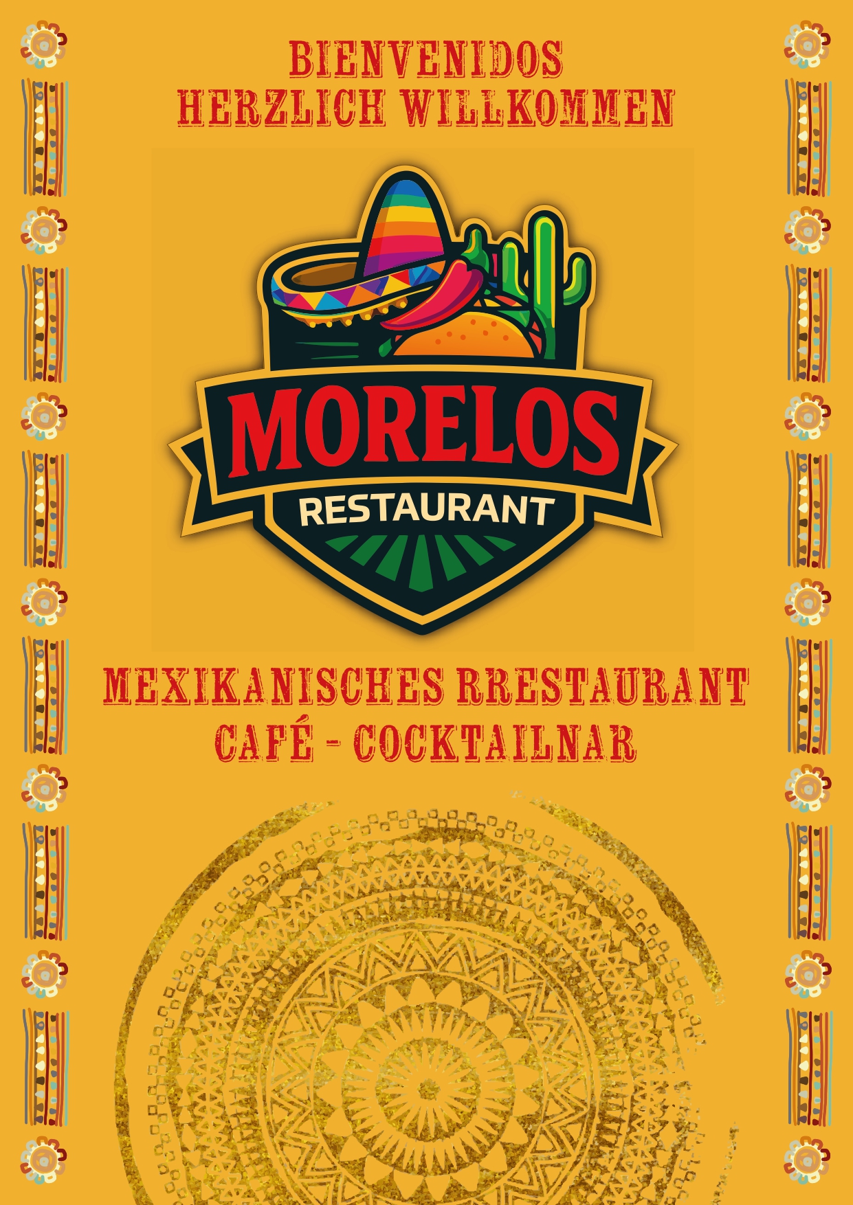 Die offizielle Speisekarte des Morelos Restaurant Berlin mit authentischen mexikanischen Gerichten