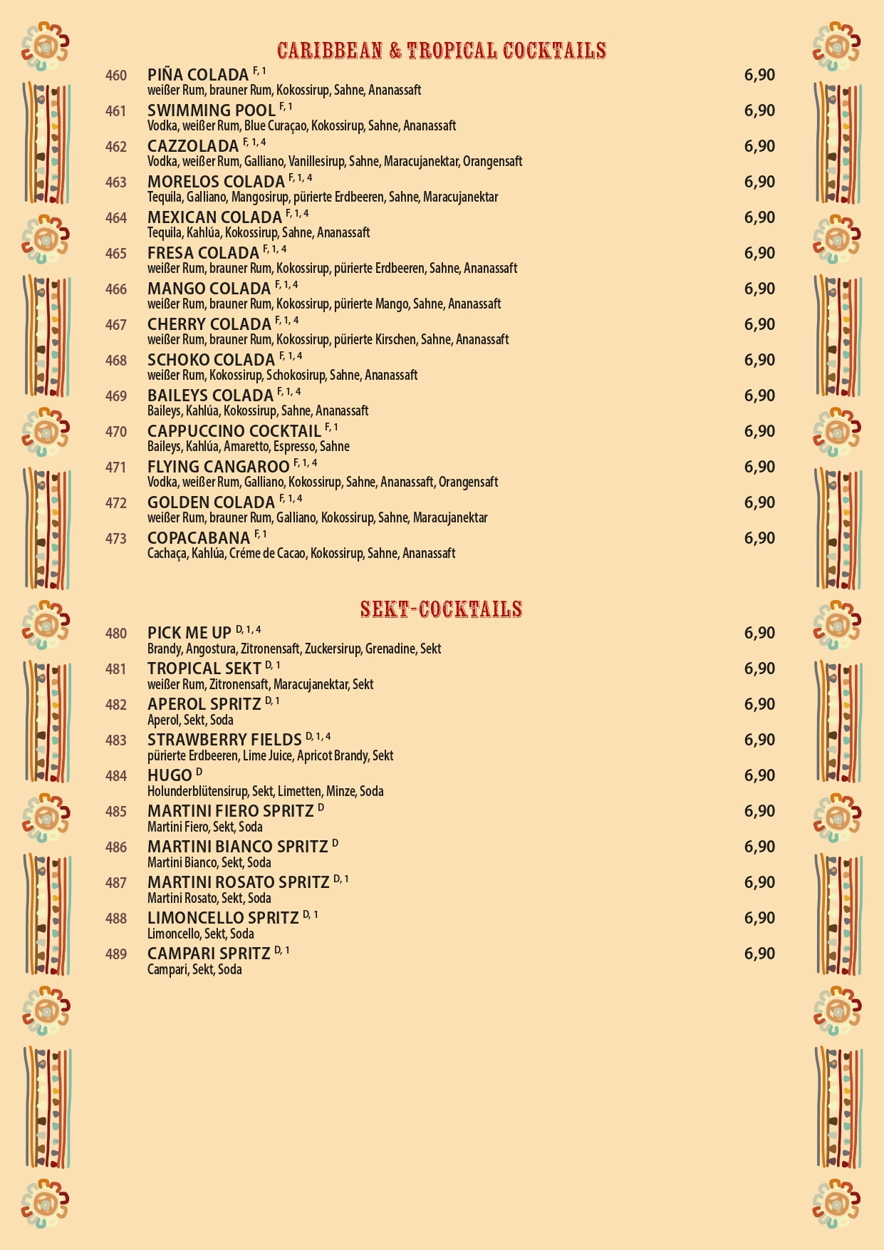 Die offizielle Speisekarte des Morelos Restaurant Berlin mit authentischen mexikanischen Gerichten