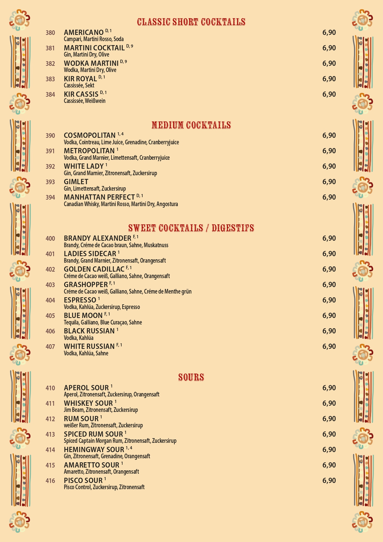Die offizielle Speisekarte des Morelos Restaurant Berlin mit authentischen mexikanischen Gerichten